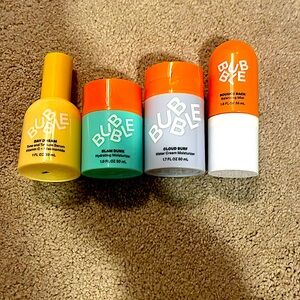 Discontinued Bubble skincare set brand new